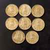 Republic India Denominaton 25 paise Back side of Asian games Metal copper nickel Same and similar set are available - Image 2