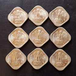 Republic India Denominaton 5 paise UNC condition Metal aluminium Same and similar piece available