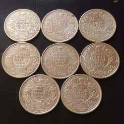 SILVER BRITISH INDIA 🇮🇳 DIFFERENT YEARS COLLECTION KING👑👑👑👑 GEORGE V FULL SILVER 8 DIFFERENT YEARS 1₹SET WEIGHT 11.6GM EACH 1912/13/14/16/17/18/19/20 ORIGINAL GAUARANTEE EXCELLENT CONDITION. Same and similar set are available