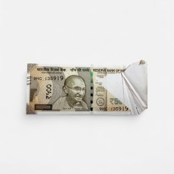 Rs 500 India Banknote Extra Butterfly Flap Error Unique and Rare
