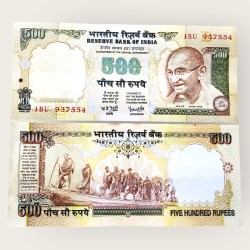 Rs 500 India Banknote Silver thread Issue Issue Collectible Condition Signed by Y V Reddy Unique and Rare