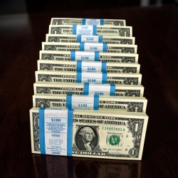 United States 1 Dollar Banknote Serial Rim 1000 Pieces Gem UNC Very Unique and Ultra Rare