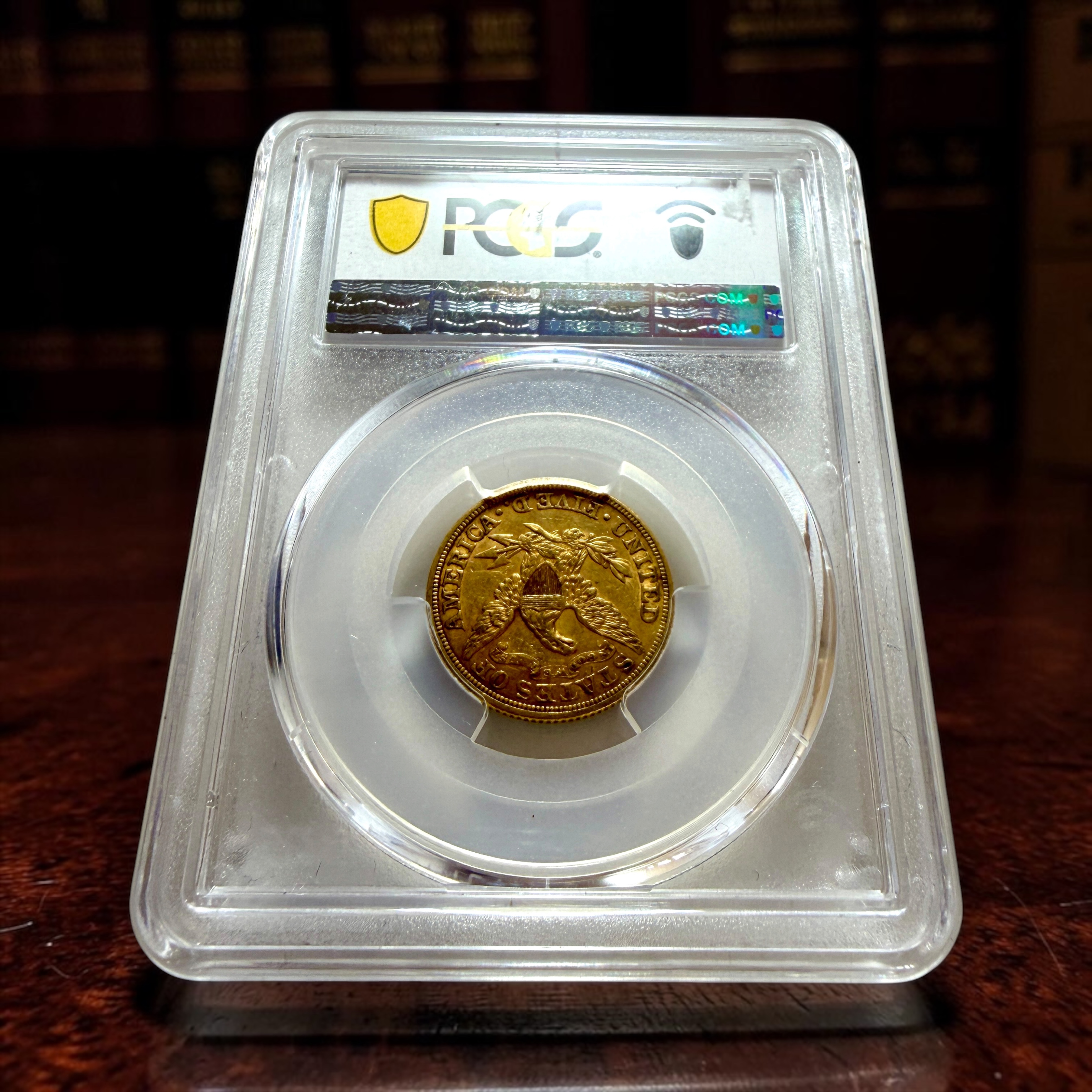 United States Liberty Half Eagle Year 1880 Gold Coin 5 Dollar 8.359 Grams Troy Oz Gold Unique and Rare PCGS Graded