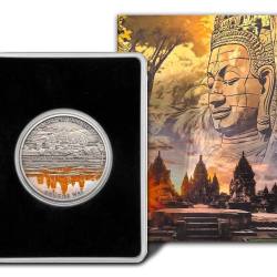 Cameroon 100 Francs CFA 2025 - Angkor Wai Rare Colored Coin Beautiful Set