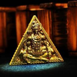 SHIVA Gold Gilded Trimurti Guardians of the Universe 3 Oz Silver Coin 3000 Francs CFA Cameroon 2025
