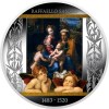 CAMEROON 500 FRANCS RAFAEL SANTI (THE HOLY FAMILY) 2020 (SILVER 17.50 G ) COIN RARE PROOF SET - Image 2