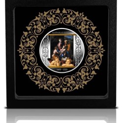 CAMEROON 500 FRANCS RAFAEL SANTI (THE HOLY FAMILY) 2020 (SILVER 17.50 G ) COIN RARE PROOF SET