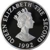 Alderney (Guernsey) 2 Pounds 1992 - Elizabeth II 40th Anniversary of Queen's Reign; Piedfort Rare Coin (First Day Cover with Stamp) - Image 4