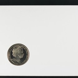 Alternative view of British Indian Ocean Territory 2 Pounds 2011 - Elizabeth II Prince Philip, 90th Birthday Rare Coin ( First Day Cover with Stamp )