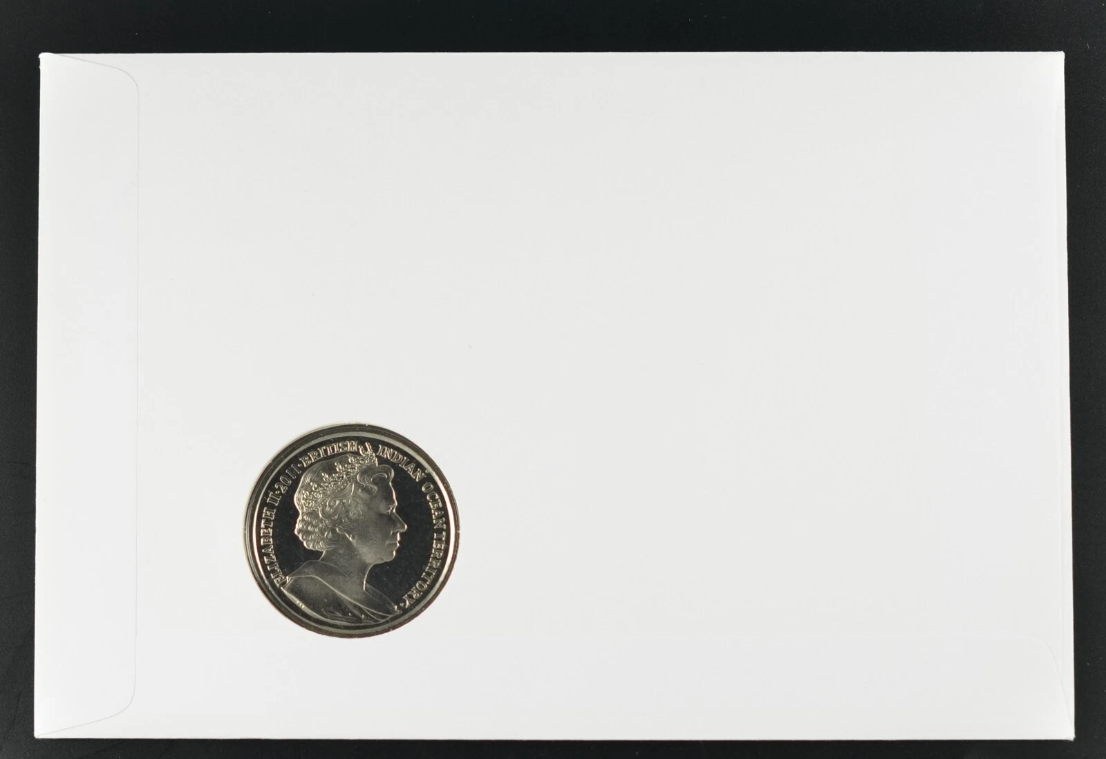 British Indian Ocean Territory 2 Pounds 2011 - Elizabeth II Prince Philip, 90th Birthday Rare Coin ( First Day Cover with Stamp ) - Image 2