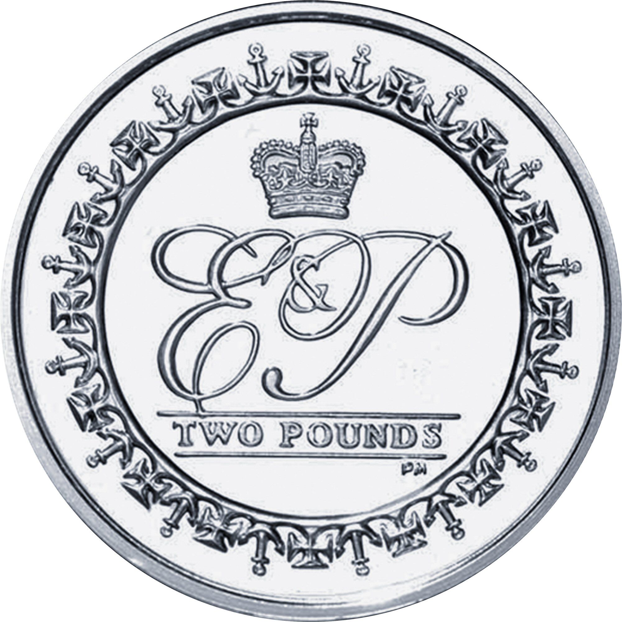 British Indian Ocean Territory 2 Pounds 2011 - Elizabeth II Prince Philip, 90th Birthday Rare Coin ( First Day Cover with Stamp ) - Image 4