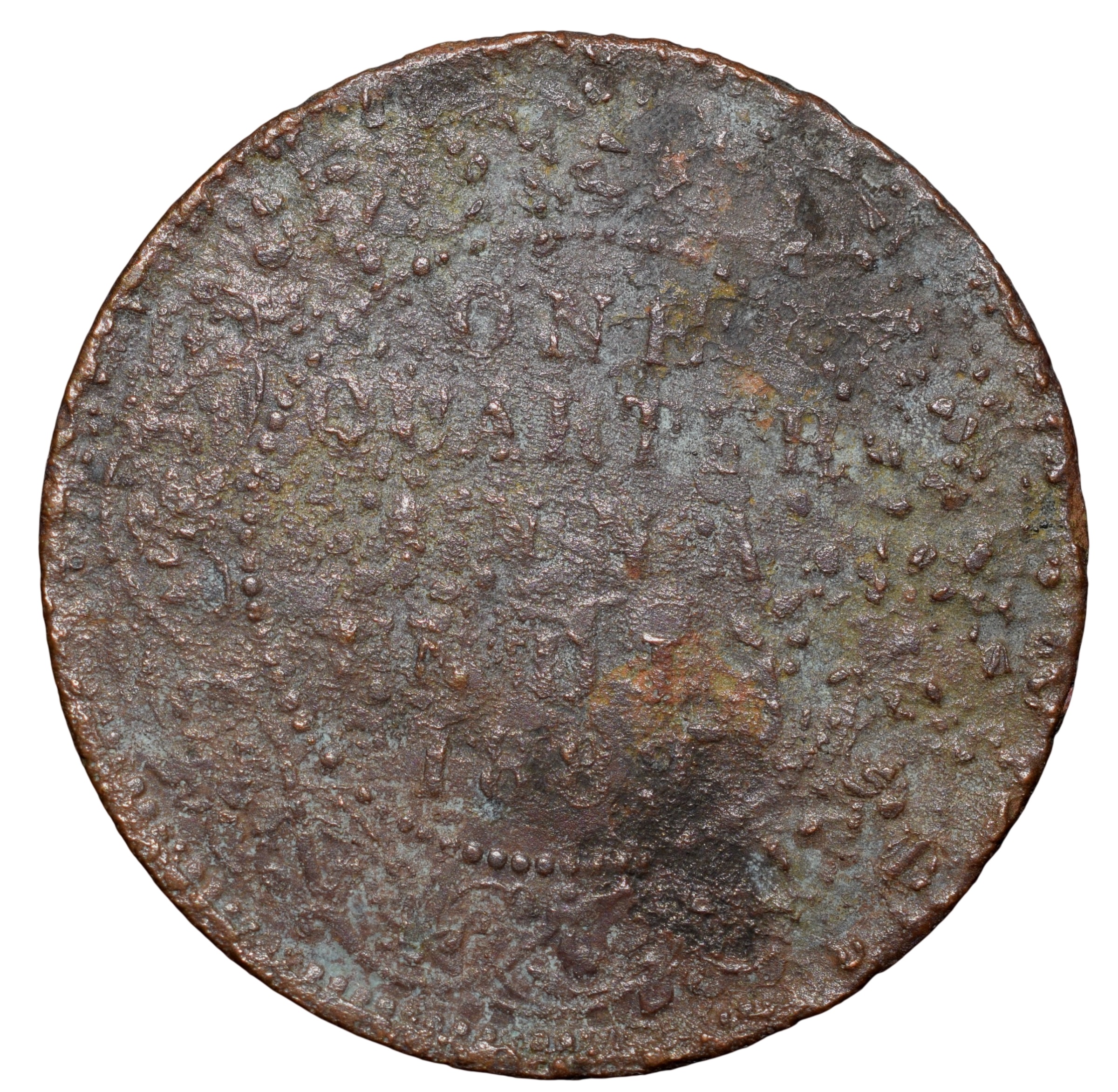 Copper 1/4 Anna of Victoria Empress (AD 1889) of Calcutta Mint Bust Type B/1