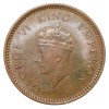 Bronze 1/2 Pice of George VI (AD 1940) of Calcutta Mint Head I UNC Grade