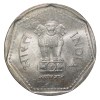 Copper-Nickel 1 Rupee of Republic India (AD 1986) of Calcutta Mint Security Edge Scarce - Image 2