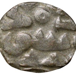 Silver-Alloy Dhirham of Amirs of Sind (AD 870-1030) with Cuffic Legends