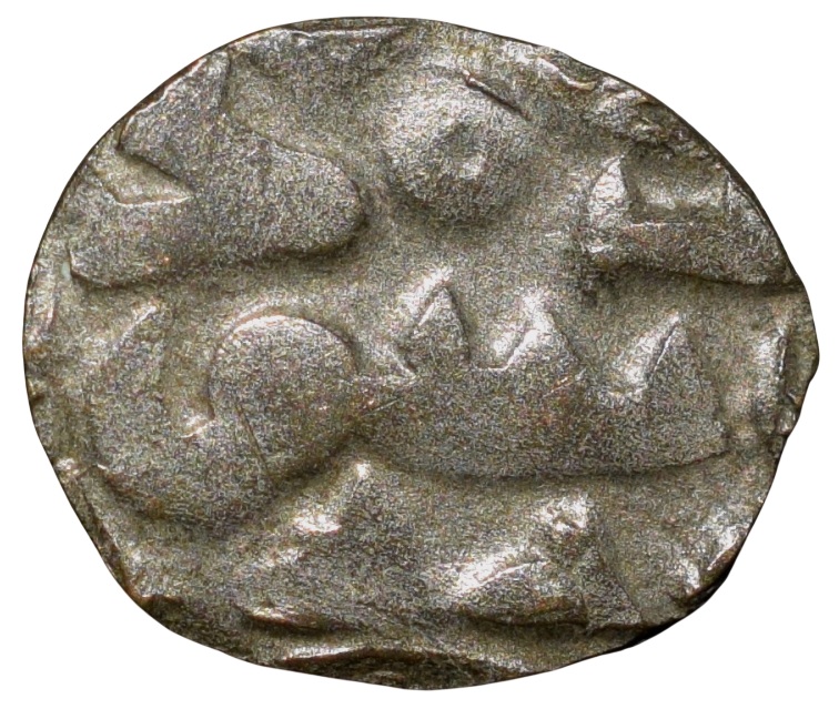Silver-Alloy Dhirham of Amirs of Sind (AD 870-1030) with Cuffic Legends