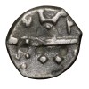 Silver 1/32 Rupee of Muhmmad Shah (AD 1719-1748) of Khujisthabunyad Mint Ext. Rare KM A431