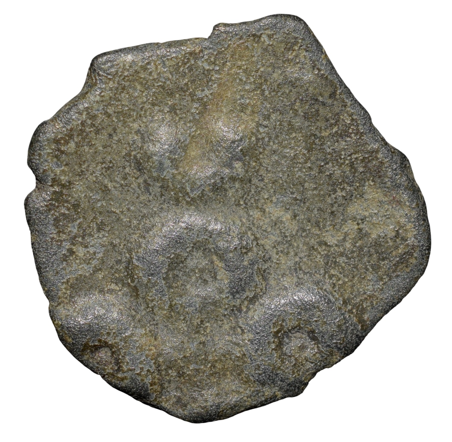 Potin Coin of Satkarni (1st Cen. BC) of Satavahana Dynasty Elephant Type from Vidarbha Region