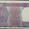 1 Rupee of Republic India (AD 1973) M.G. Kaul - Violet color. Smaller watermark window and numbers to the left. Large ornamental 1 in the centre - Image 2