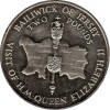 Jersey 2 Pounds 1989 - Elizabeth II Royal Visit Rare Coin ( First Day Cover with Stamp ) - Image 3
