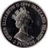 Falkland Islands 2 Pounds 1996 - Elizabeth II Henry VIII Rare Coin ( First Day Cover with Stamp ) - Image 4