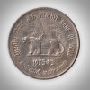 Rare 50 Paise 1985 Reserve Bank of India Golden Jubilee Republic India Commemorative Coin # A010
