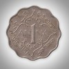 Rare 1 Anna 1946 King George VI Calcutta Mint Nickel Brass British India Coinage Coin # A043