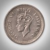 Rare 1 Rupee 1944 King George VI Lahore Mint British India Silver Coin # A170 - Image 2