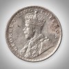 Rare 1 Rupee 1919 King George V Bombay Mint British India Silver Coin # A172 - Image 2