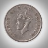 Rare Half Rupee 1947 King George VI Tiger Type Bombay Mint British India Coin # A180 - Image 2