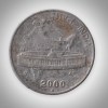 Rare 50 Paise 2000 Parliament House Noida Mint Republic India Coin # A193