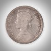 Rare 1/4 Rupee 1889 Queen Victoria Empress Calcutta Mint British India Silver Coin # A203 - Image 2
