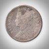 Rare 1/4 Rupee 1893 Queen Victoria Empress Calcutta Mint British India Silver Coin # A205 - Image 2