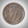 Rare Quarter Rupee 1942 King George VI Calcutta Mint British India Silver Coin # A213 - Image 2