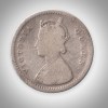 Ex Rare 2 Annas Key Date 1874 Queen Victoria Calcutta Mint British India Silver Coin # A220 - Image 2
