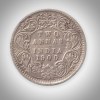 Ex Rare 2 Annas 1900 Queen Victoria Empress Bombay Mint British India Silver Coin # A224