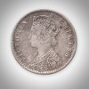 Ex Rare 2 Annas 1901 Queen Victoria Empress Bombay Mint British India Silver Coin # A226 - Image 2