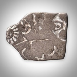 Extremely Rare 1 Karshapana Silver Punch Marked Mauryan Empire Coin | India's First Coin of Chandragupt Maurya | Ancient India Magadh Dynasty Collectible Coins # A246