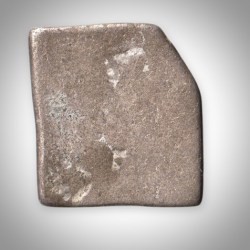 Alternative view of Extremely Rare 1 Karshapana Silver Punch Marked Mauryan Empire Coin | India's First Coin of Chandragupt Maurya | Ancient India Magadh Dynasty Collectible Coins # A252