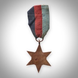 Alternative view of Rare 1939-1945 Star Second World War Campaign Medal of King George VI British Empire with Original Ribbon # A323