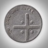 Error 1 Rupee 2005 Rotated Die Error Hyderabad Mint Republic India Coin - Image 2