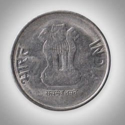 Alternative view of Error 2 Rupees 2015 ASHOK STAMBH Impression on Front Republic India Coin