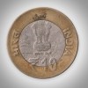 Rare 10 Rupees 2015 Birth Centenary of Swami Chinmayananda Bombay Mint Republic India Commemorative Coin # A400 - Image 2