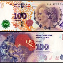 Argentina 100 Pesos World Banknote 2016 ND P358c UNC Unique and Rare