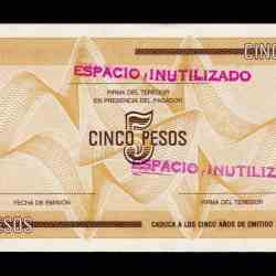 Cuba 5 Pesos 1985 World Banknote Unique and Rare