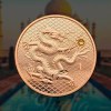 Taj Mahal Issue Dragon and the City 1 Ghana Cedi By the Republic of Ghana Limited to 600 Pieces only Unique and Rare - Image 3