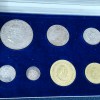Original 1961 South Africa Proof Set, 5 Silver Coins - 50c, 25c, 10c, 5c, 2&1/2c, 2 Brass coins - 1 & 1/2c. Original box - Image 2