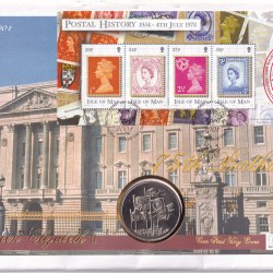 United Kingdom 5 Pounds 1996 โ Elizabeth II Queenโs 75th Birthday Rare Coin (First Day Cover with Stamp)
