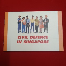 Extremely Rare 5 Dollars CIVIL DEFENCE 1991 Year Proof Coin set Issue The Singapore Mint