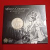 Extremely Rare The Queen's Coronation 60th Anniversary Five Pounds Elizabeth 1953-2013 To Reign And Serve Issued The Royal Mint